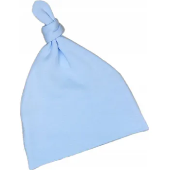 Čepice Čepice pro miminko, bavlněná, PŘECHODNÁ s uzlíkem, obvod 34 cm KLEKLE