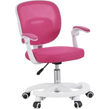 Dětská židle WOODY - plast, síťovina, malinová / bílá