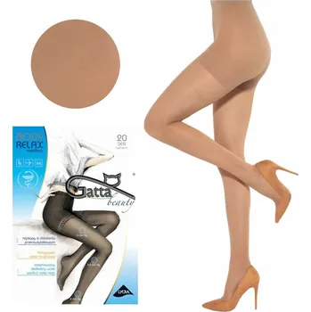 Dámské punčochy Punčocháče hladké Gatta 20 DEN béžové matné velikost 3