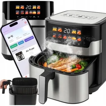fritéza FRITÉZA HORKOVZDUŠNÁ VELKÁ 6,5L 1800 W AIR FRYER 10 PROGRAMŮ