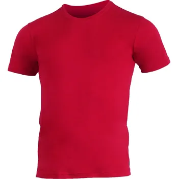 CHUAN pánské merino triko - Červená 3636 / L / Červená