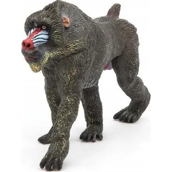 Figurka ZVÍŘATA Akční Figurky PAPO Mandril KREATIVNÍ HRAČKY pro Děti POSTAVIČKY