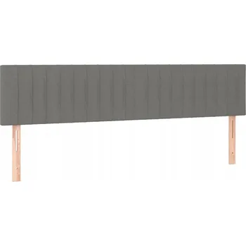 Stylové čelo postele - 160x78/88 cm, tmavě šedé