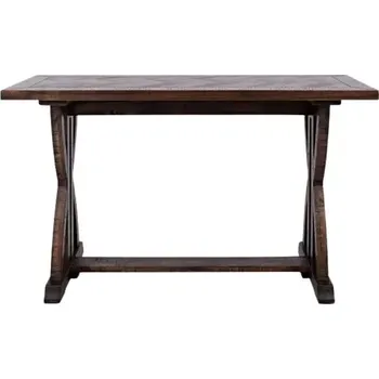 Konzolový stolek Konzolový stolek Avola 132 m z masivu tmavě hnědý