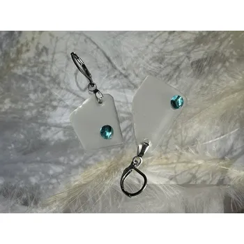 Náušnice Skleněné náušnice Nanovo - Lomo