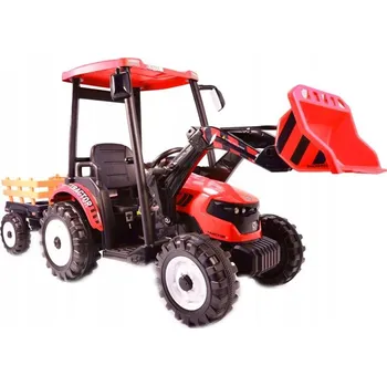 autíčko OBROVSKÝ TRAKTOR NA AKUMULÁTOR S PŘÍVĚSEM 24 V, 400 W, DÁLKOVÉ OVLÁDÁNÍ/JS-3158B-24V