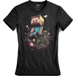 Minecraft Steve Chilling černé