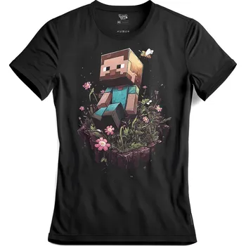 Minecraft Steve Chilling černé