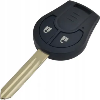 Autoklíč Náhradní obal klíče 2-tlačítkový, NISSAN (NSN14) Frekvence 433 MHz + Transpondér