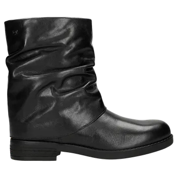 Dámské polobotky Černé Dámské Kotníkové Boty Z Pravé Kůže Wojas 5535451 40