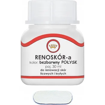 barva a nátěr na dřevo Renoskór BARVA LAK NA KŮŽI BEZBARVÝ LESK 30ML