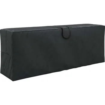 Krycí plachta vidaXL Venkovní úložná taška Černá 175 x 55 x 75 cm 210D látka [4105939]