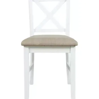 Jídelní židle Jídelní židle Avola z masivu béžová/bílá