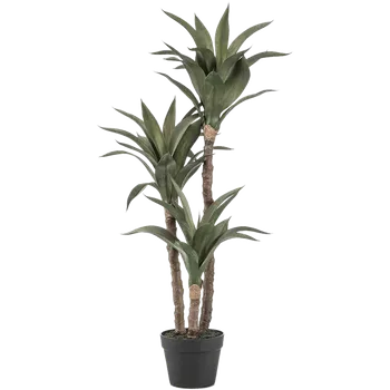 umělá květina Agave Plant x3 100cm (100cm)-umělá -ý