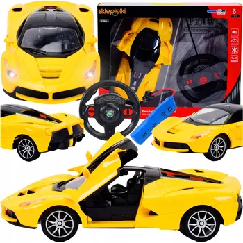 RC model auta SPORTOVNÍ AUTO RC NA DÁLKOVÉ OVLÁDÁNÍ S OVLADAČEM SVÍTÍ ZVUK + AKU