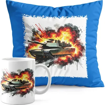 SADA HRNEK + POLŠTÁŘ MODRÝ - TANK VOJSKO ARMÁDA