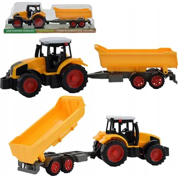 autíčko TRAKTOR S POHONEM A VLEČKOU SKLÁPĚČKOU HRAČKA