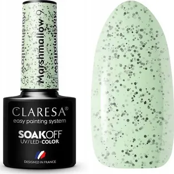 Lak na nehty Hybridní lak barevný lak Claresa Marshmallow 9 5 ml