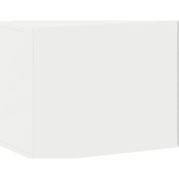 Televizní stolek TV stolek z dřevotřísky, bílý, 100x30x41 cm