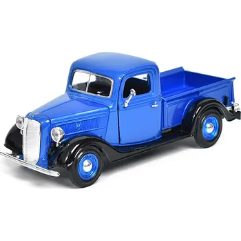 autíčko Ford Pick-Up 1937 modrá 1:24 - MOTORMAX Ford Pick Up - kovový model