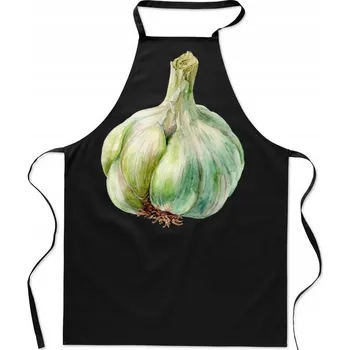 Kuchyňská zástěra Česnek Potisk Zástěra do Kuchyně Pro Kuchaře Fanouška Česneku Vtipná