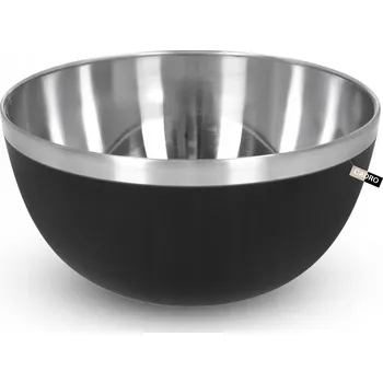 Kovová kuchyňská miska 20 cm černá na ovoce, salát, chipsy