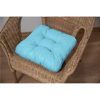 Podsedák Podsedák na židli Soft azurový, 39x36 cm, kuchyňský podsedák na židli