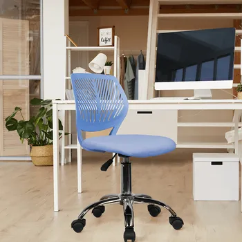 dětská židle Max-i Dětská otočná židle JAYCEN modrá / chrom