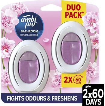 Osvěžovač vzduchu Ambi Pur Bathroom 2x 8 ml, Flowers & Spring
