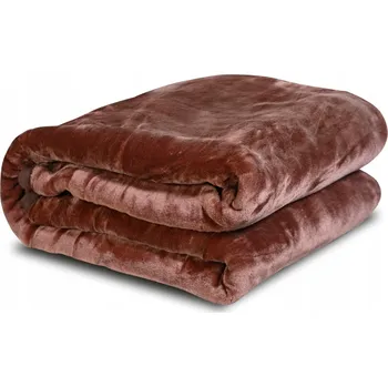 deka Akrylová deka 160 cm x 200 cm v odstínech hnědé