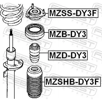 OCHRANA TLUMIČE PŘEDNÍHO MZSHB-DY3F FEBEST FORD
