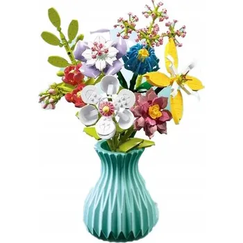 ostatní stavebnice Stavební Stavebnice BAREVNÉ KVĚTINY ve váze 792 dílů 109-3