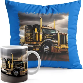 SADA HRNEK + POLŠTÁŘ MODRÁ – TIR NÁKLADNÍ AUTO DOPRAVA SPEDICE