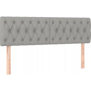 Čelo postele Stylové světle šedé - 160x78/88 cm