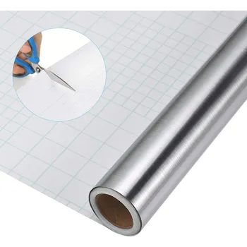 Samolepicí fólie FÓLIE - SAMOLEPICÍ TAPETA NA LEDNIČKU IMITACE NEREZU 500x60cm