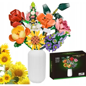 ostatní stavebnice Stavebnice Kytice květin Květiny k uspořádání 779 dílů