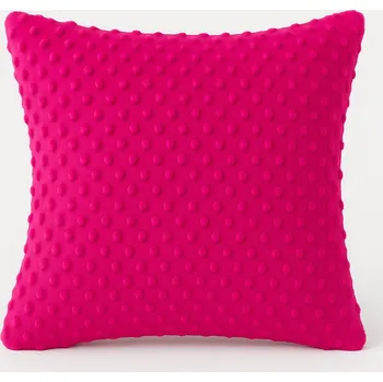 Polštář Smyslový povlak na polštářek MINKY s prolisem, světle růžový, dětský