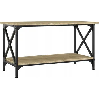 Konferenční stolek Konferenční stolek dub sonoma 80 x 45 x 45 cm s železným rámem