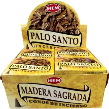 Vonná tyčinka INDICKÉ KUŽELOVÉ VONNÉ TYČINKY PALO SANTO HEM 120 ks VONNÉ TYČINKY