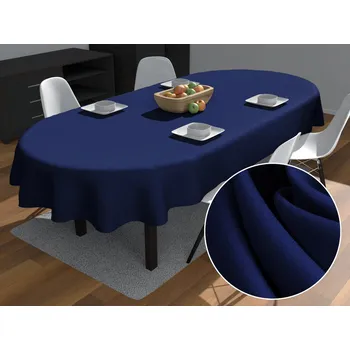 ubrus Dekorační oválný ubrus Rongo RG-084 Námořnická modrá 50x100 cm