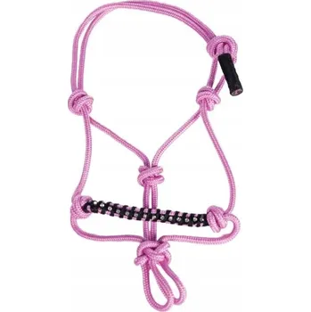Hobby horsing HKM, Provazová ohlávka pro HOBBY HORSING, růžová
