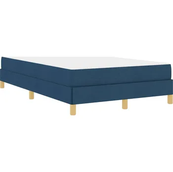 Postel vidaXL Postel s boxspringem Modrá 120 x 200 cm textil [3398562]