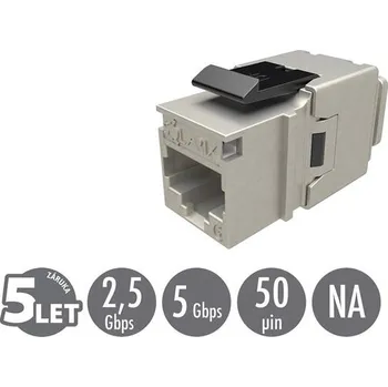 Síťový konektor Keystone Solarix STP Cat 6, rychlozařezávací pro kleště