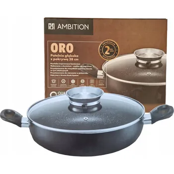Pánev Tradiční pánev Ambition Oro 28 cm s nepřilnavým povrchem