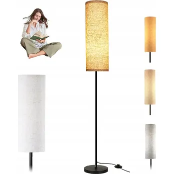 Stojací lampa STOJACÍ LAMPA DO OBÝVACÍHO POKOJE A PRACOVNY SE TŘEMI BARVAMI SVĚTLA V MODERNÍM STYLU