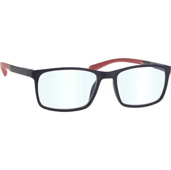 Brýle na čtení BRILO Dioptrické brýle pro práci u počítače 555-B +3,00 black/red flex