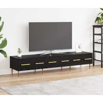 Televizní stolek vidaXL Televizní skříň Černý dub 150 x 36 x 30 cm kompozitní dřevo [882319]