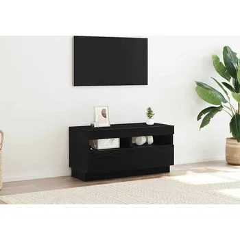 Obývací pokoj vidaXL Televizní skříň Černý dub 80 x 35 x 40 cm kompozitní dřevo [862566]