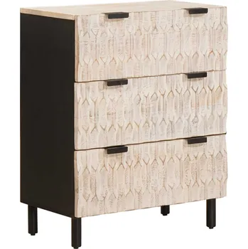 Příborník do zásuvky Servírovací skříň Bílá omyvatelná povrchová úprava