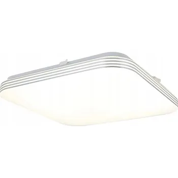 Stropní Svítidlo čtvercový bílý stříbrný neutrální barva 26 cm Eko-Light